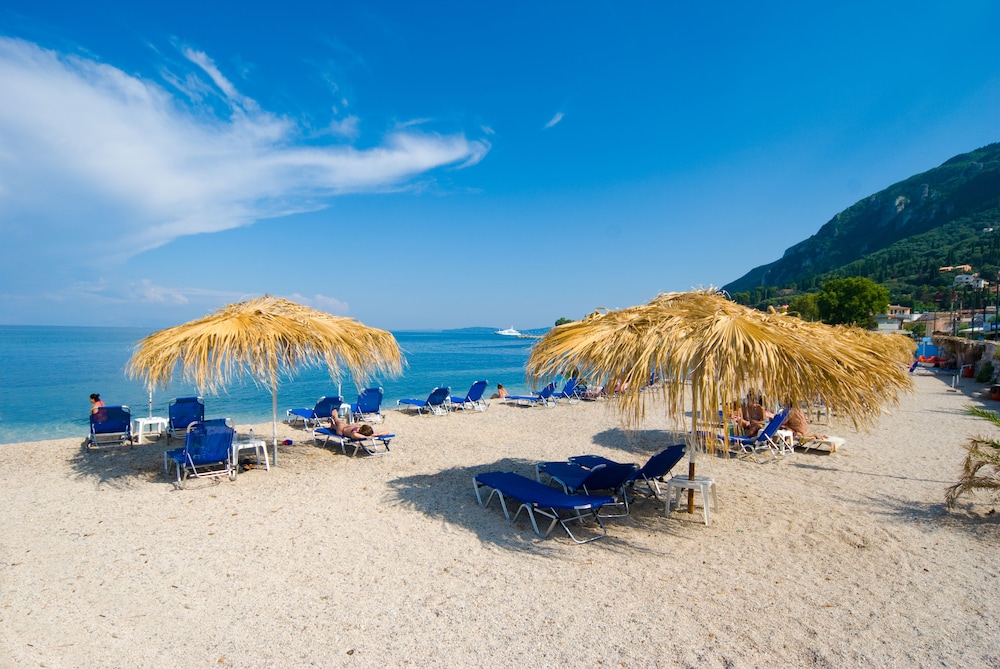 Potamaki Beach Hotel — Beach in Benitses, Ionian Islands