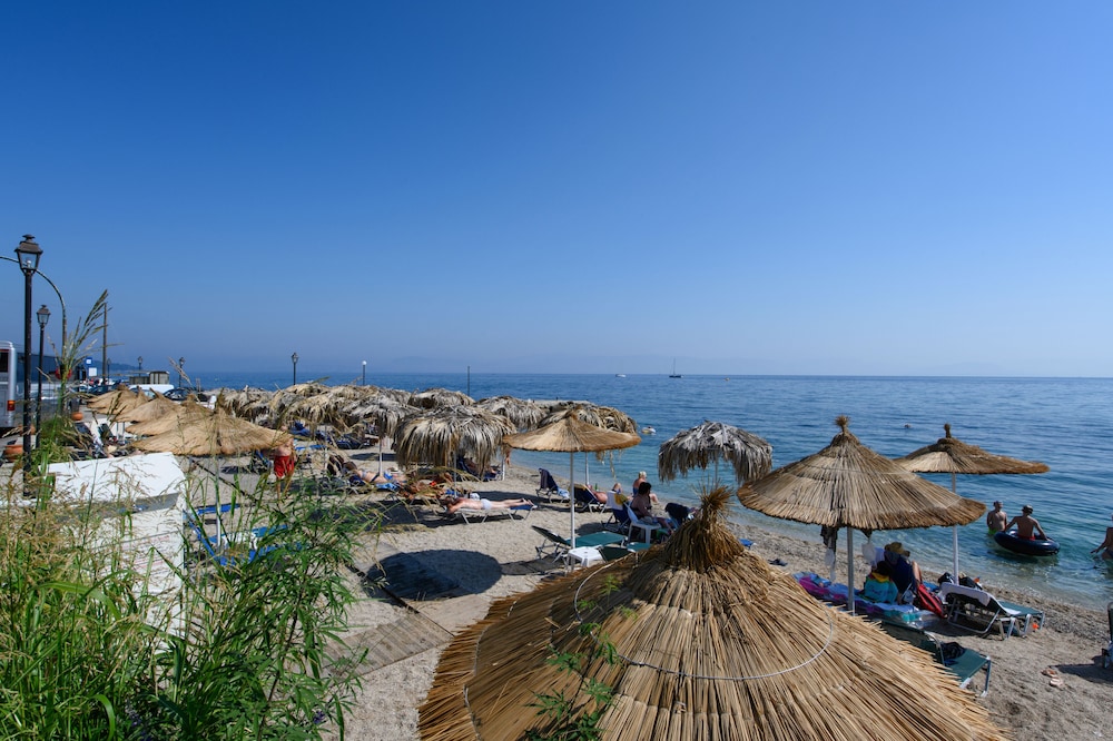 Potamaki Beach Hotel — Beach in Benitses, Ionian Islands