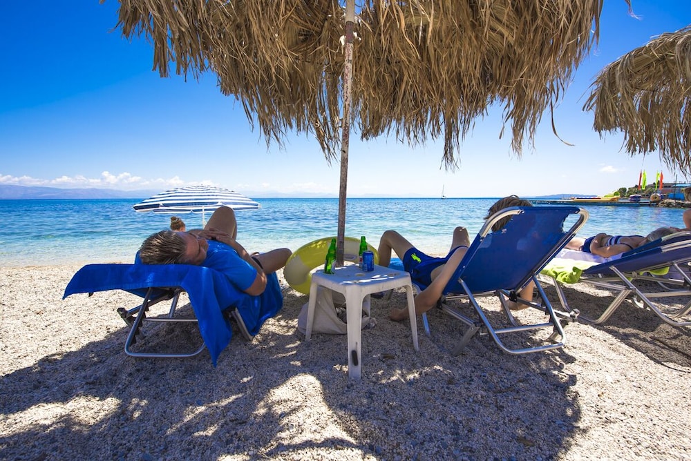 Potamaki Beach Hotel — Beach in Benitses, Ionian Islands