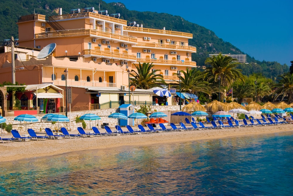 Potamaki Beach Hotel — Beach in Benitses, Ionian Islands