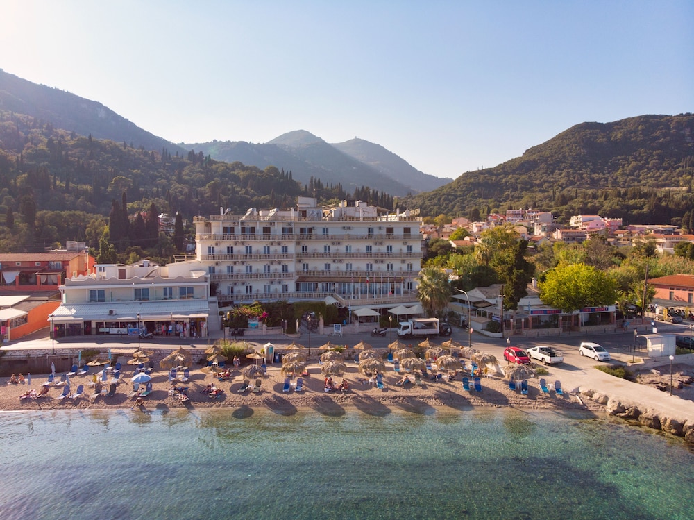 Potamaki Beach Hotel — Beach in Benitses, Ionian Islands