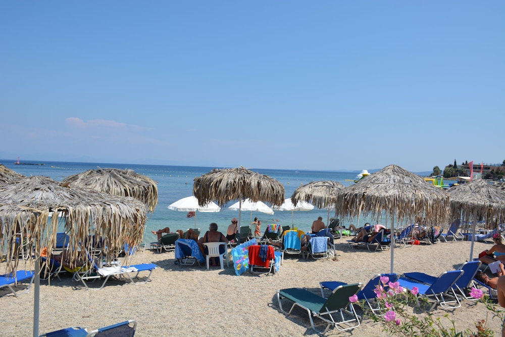 Potamaki Beach Hotel — Beach in Benitses, Ionian Islands