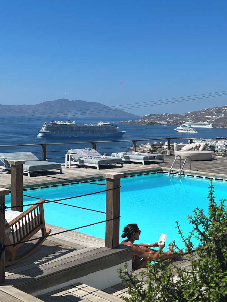 Tharroe of Mykonos — Swimming pool in Mykonos Town, South Aegean