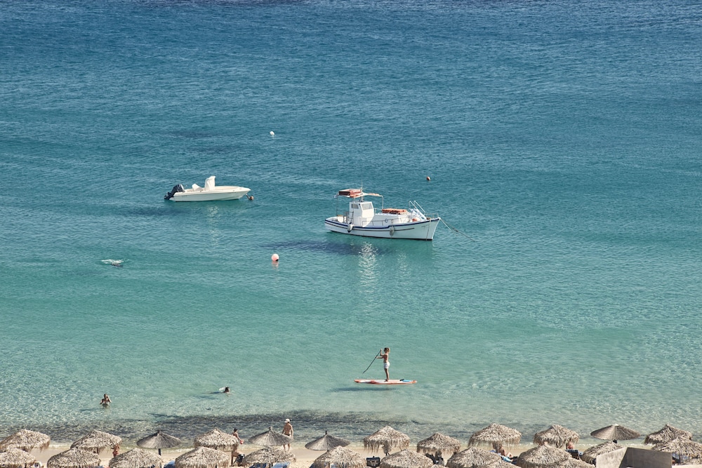 Myconian Ambassador Hotel Relais & Chateaux — Beach in Plati Gialos, South Aegean