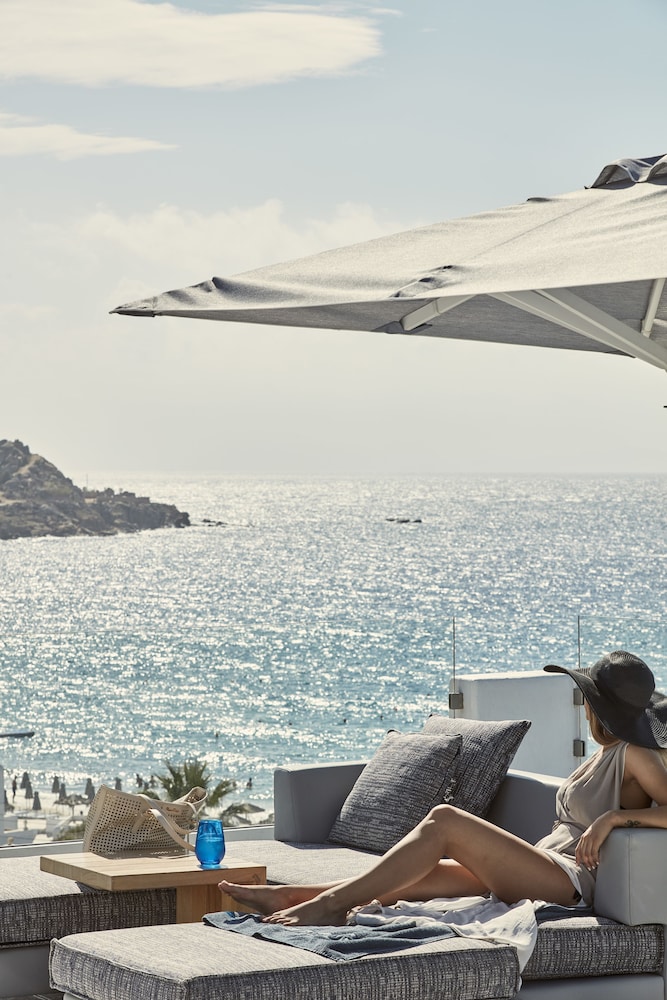 Myconian Ambassador Hotel Relais & Chateaux — Beach in Plati Gialos, South Aegean