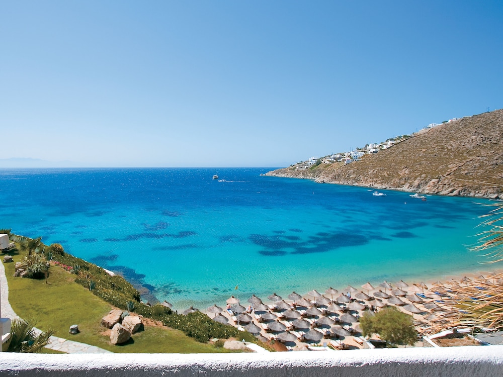 Mykonos Blu, A Resort to Live — Beach in Plati Gialos, South Aegean