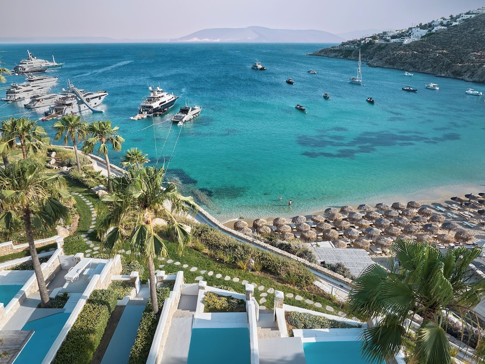 Mykonos Blu, A Resort to Live — Beach in Plati Gialos, South Aegean