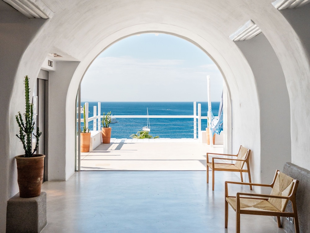Mykonos Blu, A Resort to Live — Hotel building in Plati Gialos, South Aegean