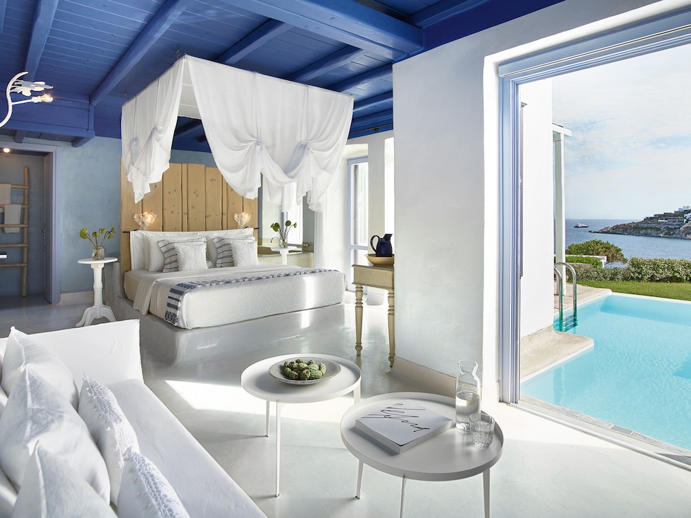 Mykonos Blu, A Resort to Live — Hotel rooms in Plati Gialos, South Aegean