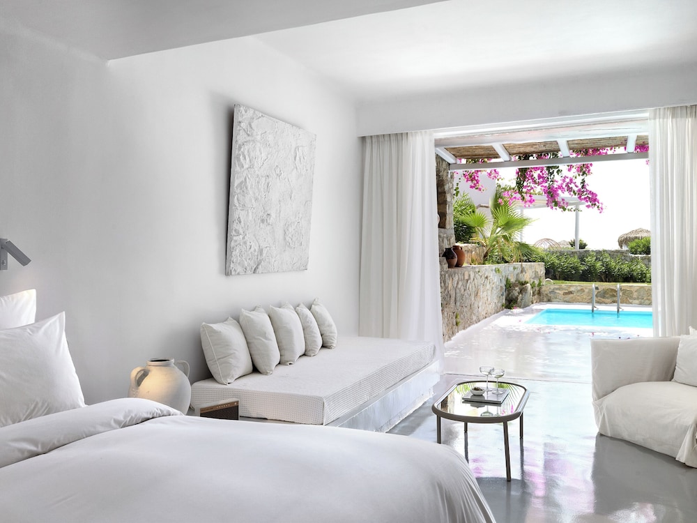 Mykonos Blu, A Resort to Live — Hotel rooms in Plati Gialos, South Aegean