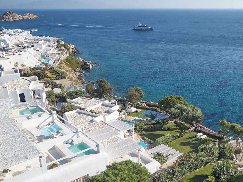 Mykonos Blu, A Resort to Live — Hotel building in Plati Gialos, South Aegean