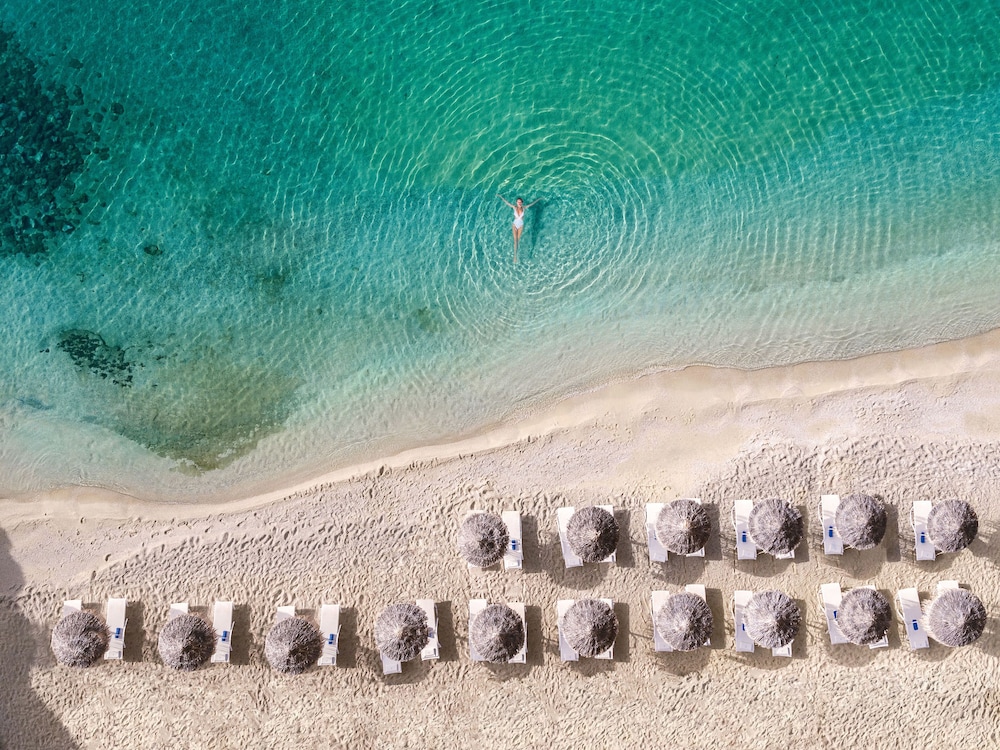 Mykonos Blu, A Resort to Live — Beach in Plati Gialos, South Aegean