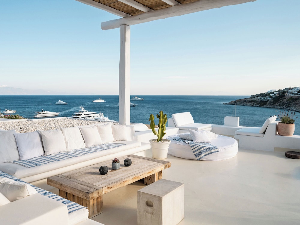 Mykonos Blu, A Resort to Live — Hotel building in Plati Gialos, South Aegean