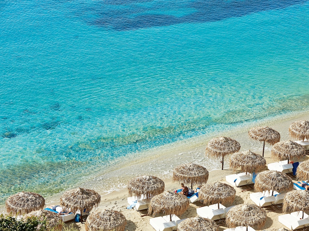 Mykonos Blu, A Resort to Live — Beach in Plati Gialos, South Aegean