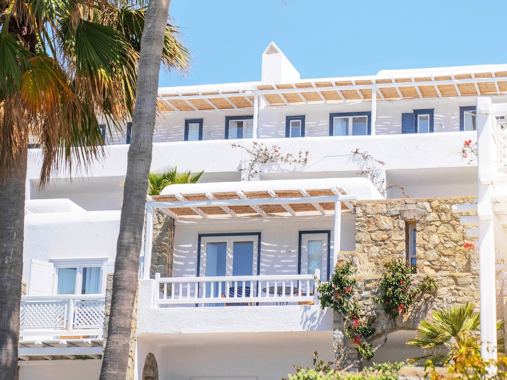 Mykonos Blu, A Resort to Live — Hotel building in Plati Gialos, South Aegean