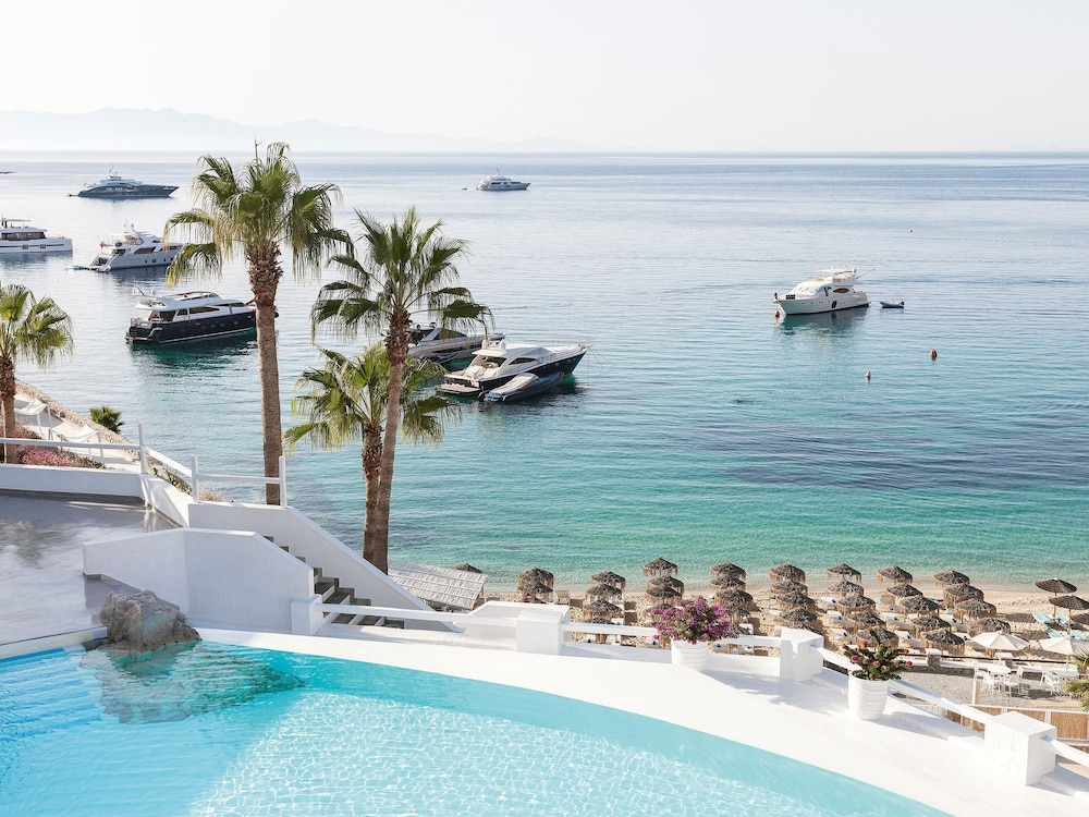 Mykonos Blu, A Resort to Live — Beach in Plati Gialos, South Aegean