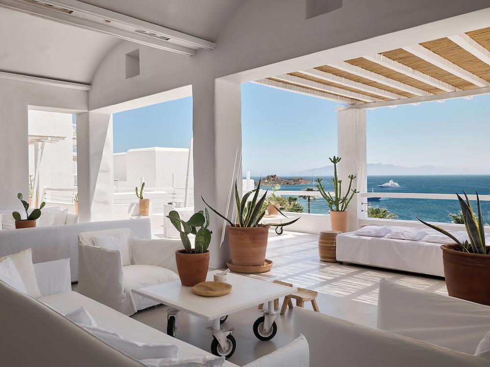 Mykonos Blu, A Resort to Live — Hotel building in Plati Gialos, South Aegean