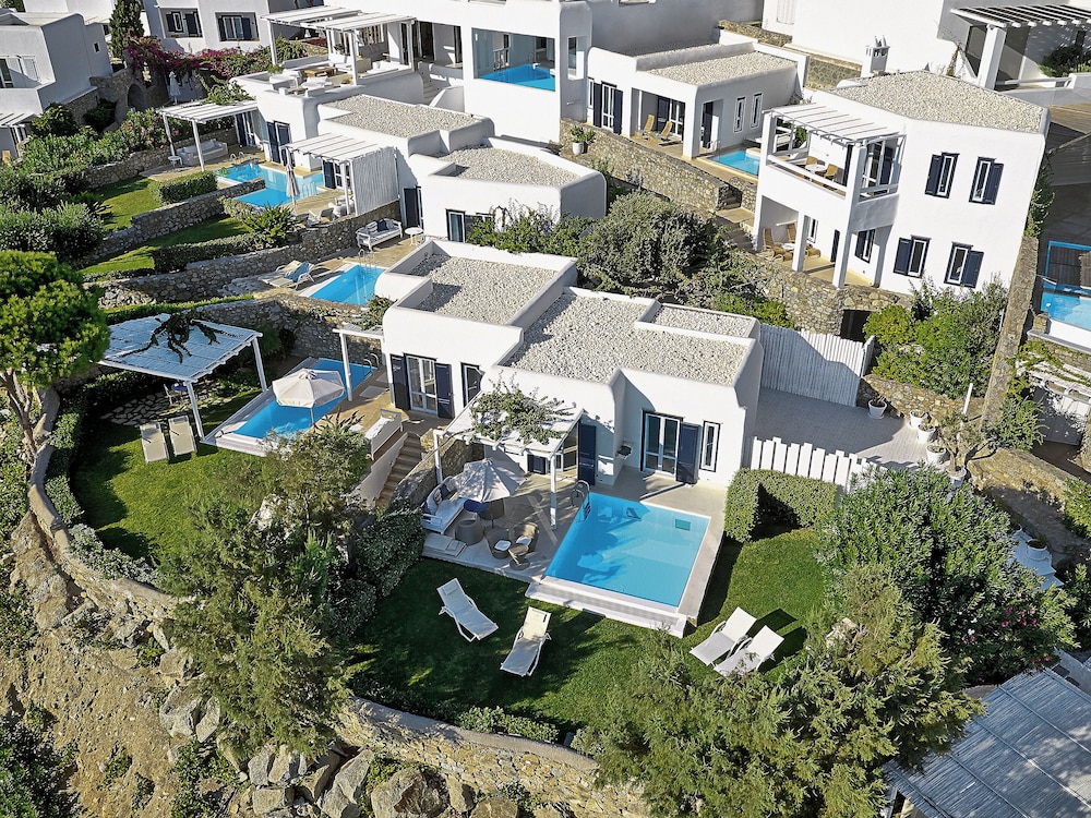 Mykonos Blu, A Resort to Live — Hotel building in Plati Gialos, South Aegean