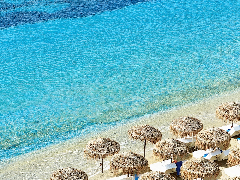 Mykonos Blu, A Resort to Live — Beach in Plati Gialos, South Aegean
