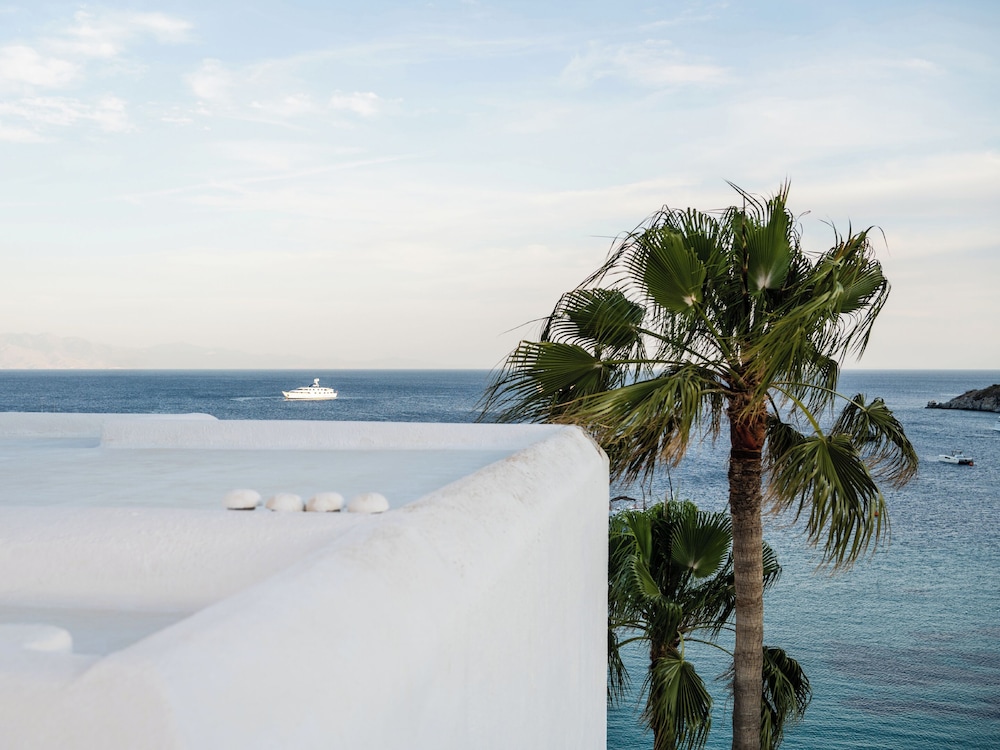 Mykonos Blu, A Resort to Live — Hotel building in Plati Gialos, South Aegean