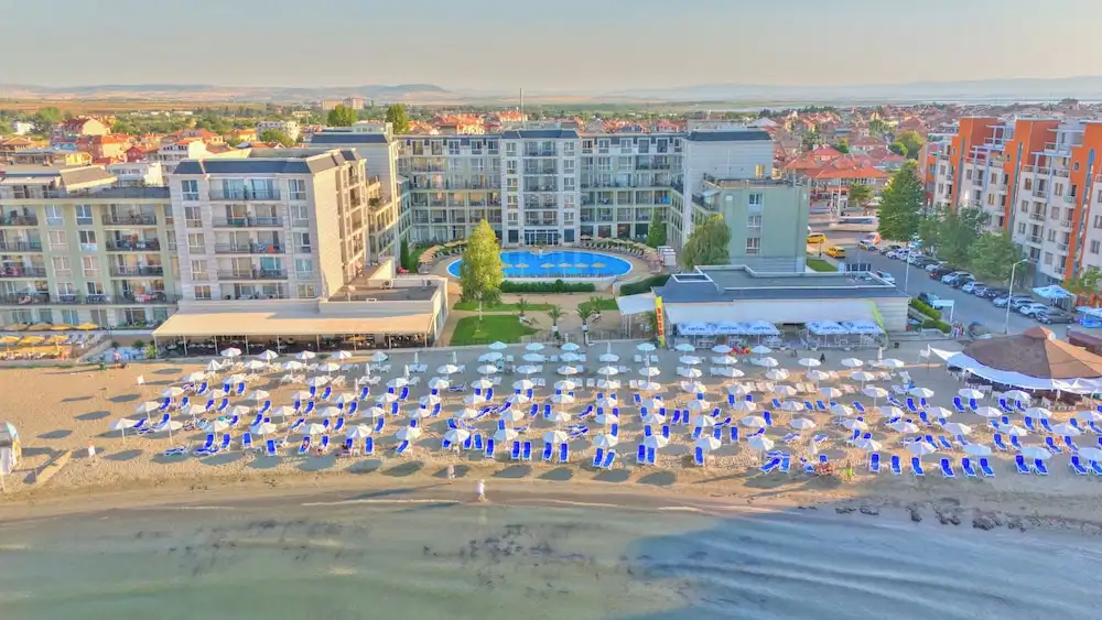 Hotel Festa Pomorie Resort — Beach in Pomorie, Burgas Region
