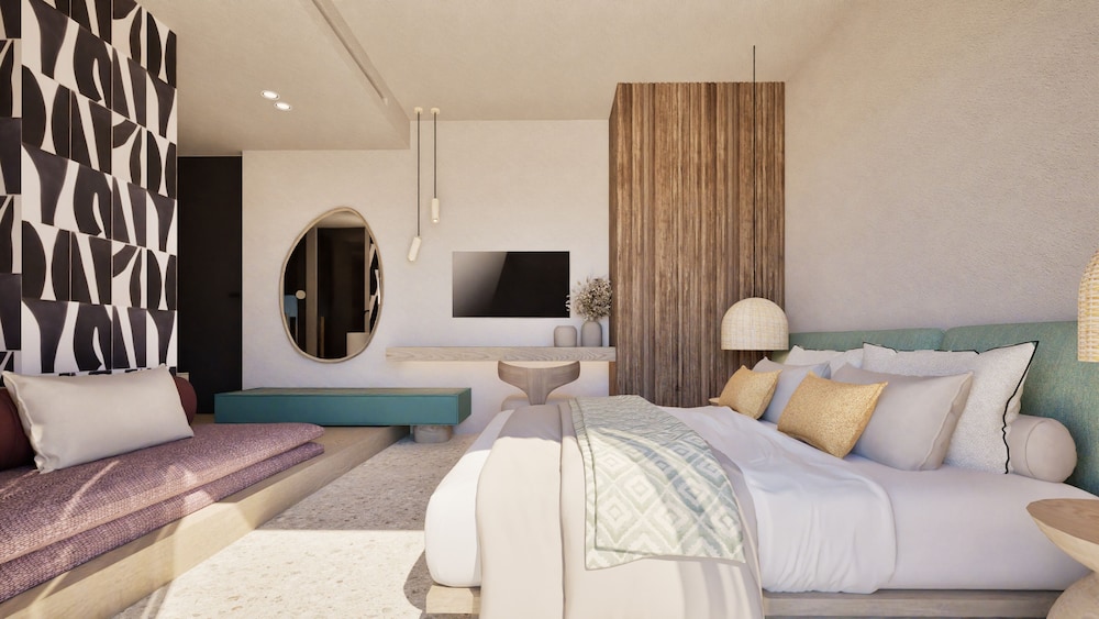 Hotel Pefkos Beach — Hotel rooms in Pefkos, South Aegean
