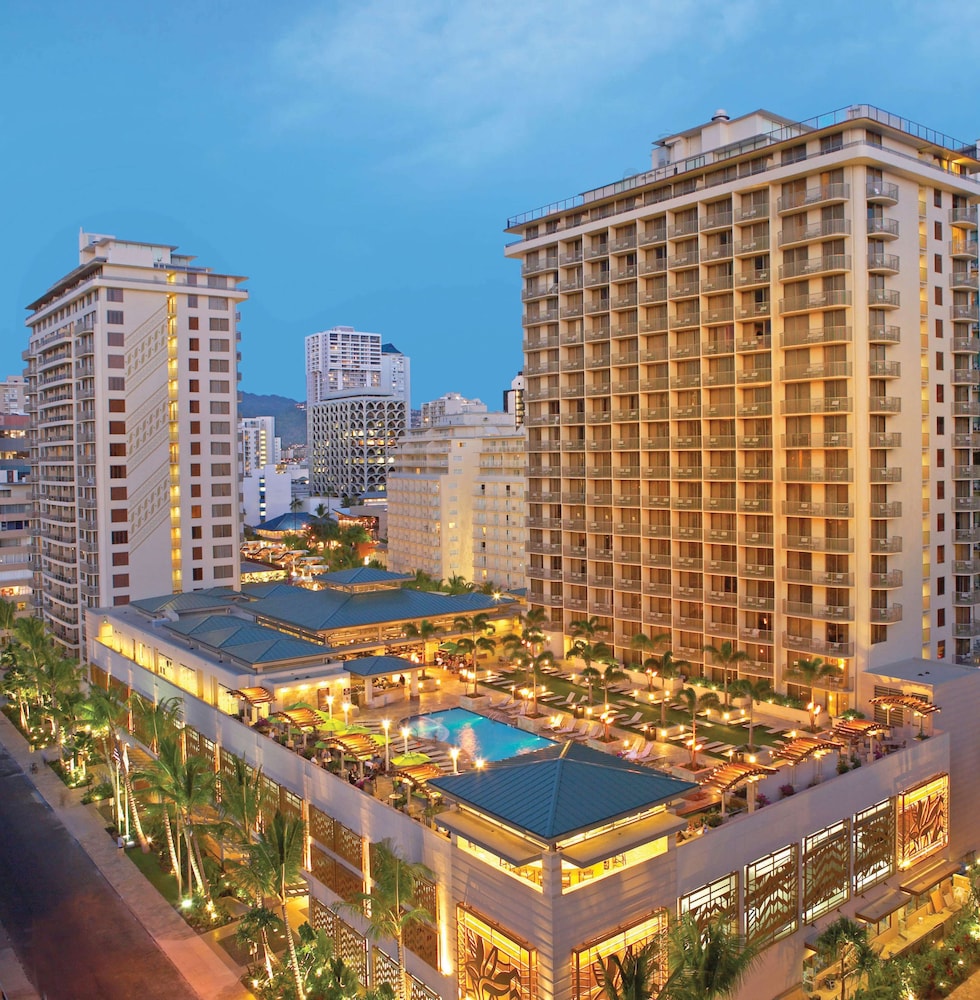 Embassy Suites by Hilton Waikiki Beach Walk — Hotel building in Honolulu, Hawaii