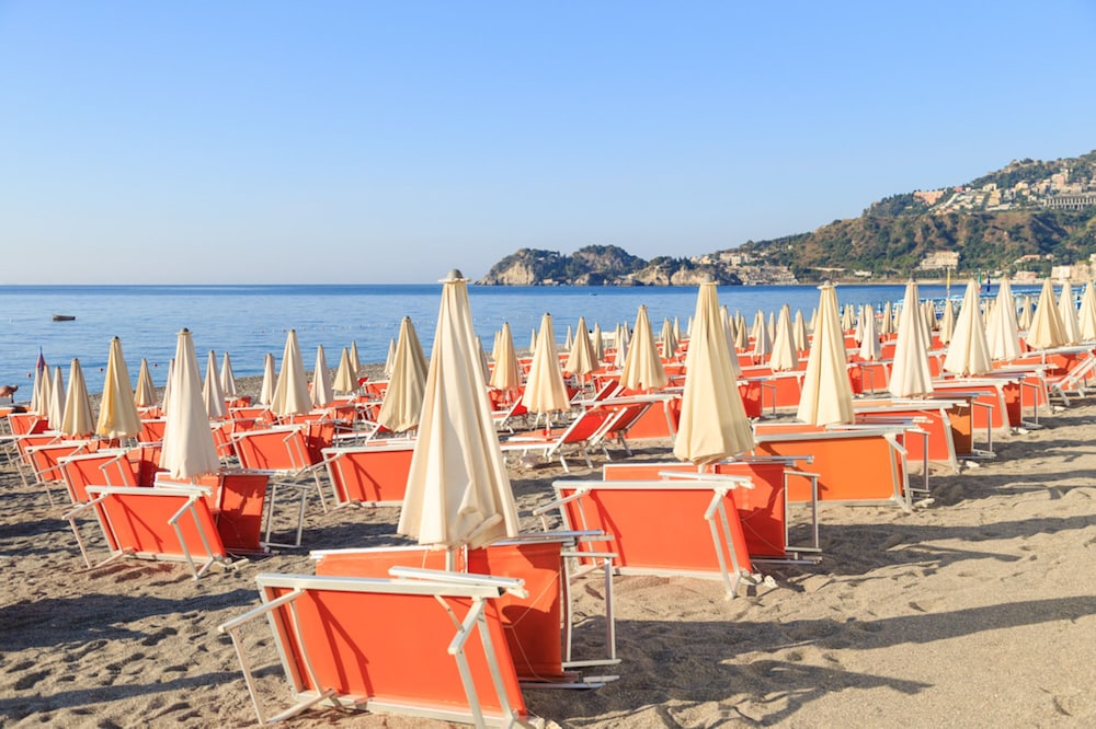 Hotel Olimpo Le Terrazze — Beach in Letojanni, Sicily