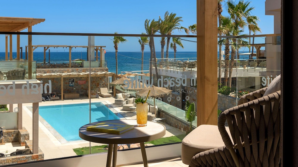High Beach White — Swimming pool in Malia