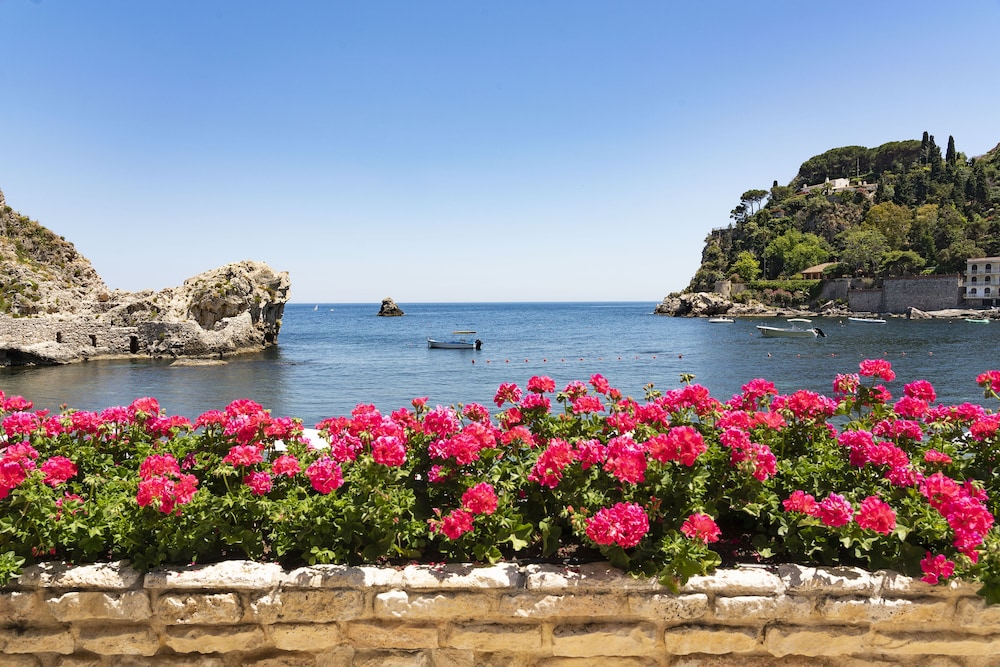 Mazzarò Sea Palace - The Leading Hotels of the World — Beach in Taormina, Sicily