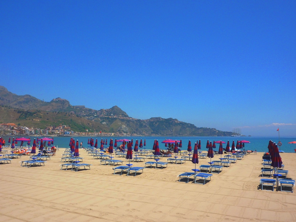 Hotel Palladio — Beach in Giardini Naxos, Sicily