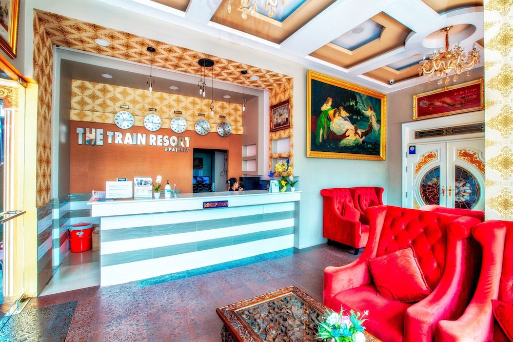 The Train Resort - Your Relaxing Resort with Large Pool & Jacuzzi — Hotel building in Pattaya, Chonburi