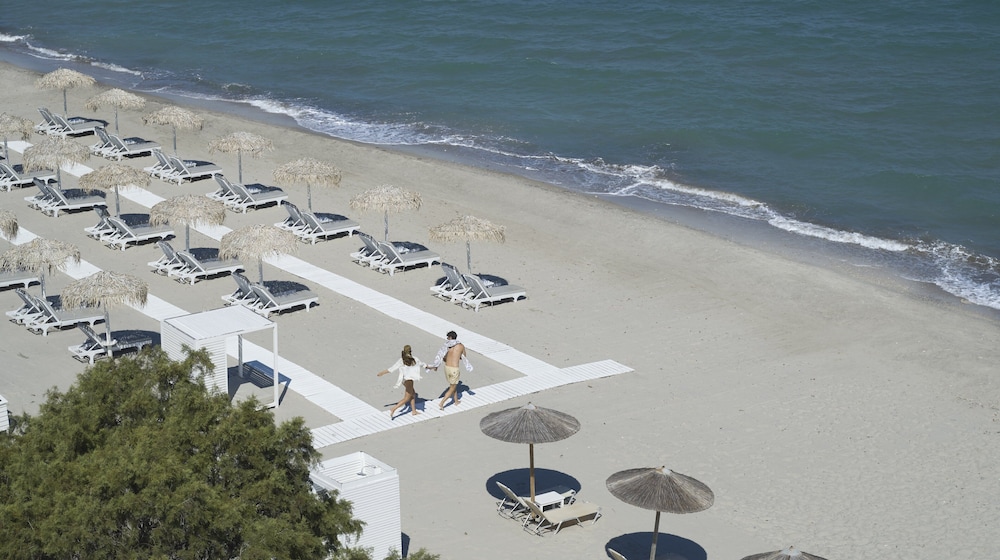Aqua Blu Boutique Hotel & Spa - Adults Only — Beach in Kos Town, South Aegean