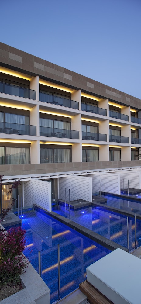 Aqua Blu Boutique Hotel & Spa - Adults Only — Hotel building in Kos Town, South Aegean