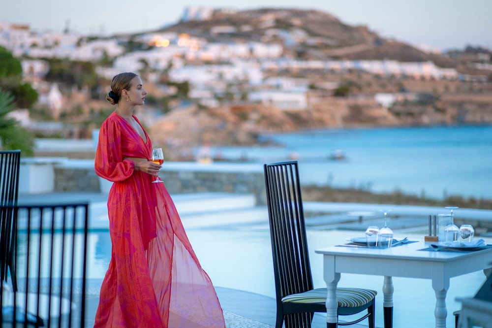 DeLight Boutique Hotel - Small Luxury Hotels of the World — Restaurant in Ornos, South Aegean