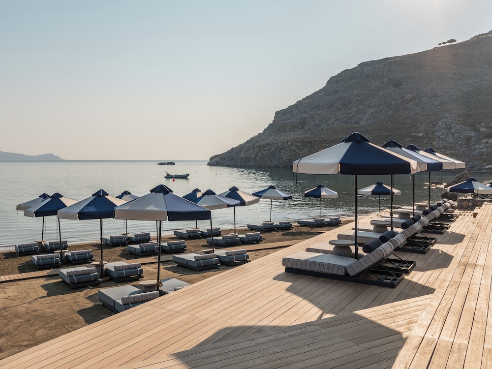 Lindos Blu Luxury Hotel & Suites - Adults Only — View in Lindos, South Aegean
