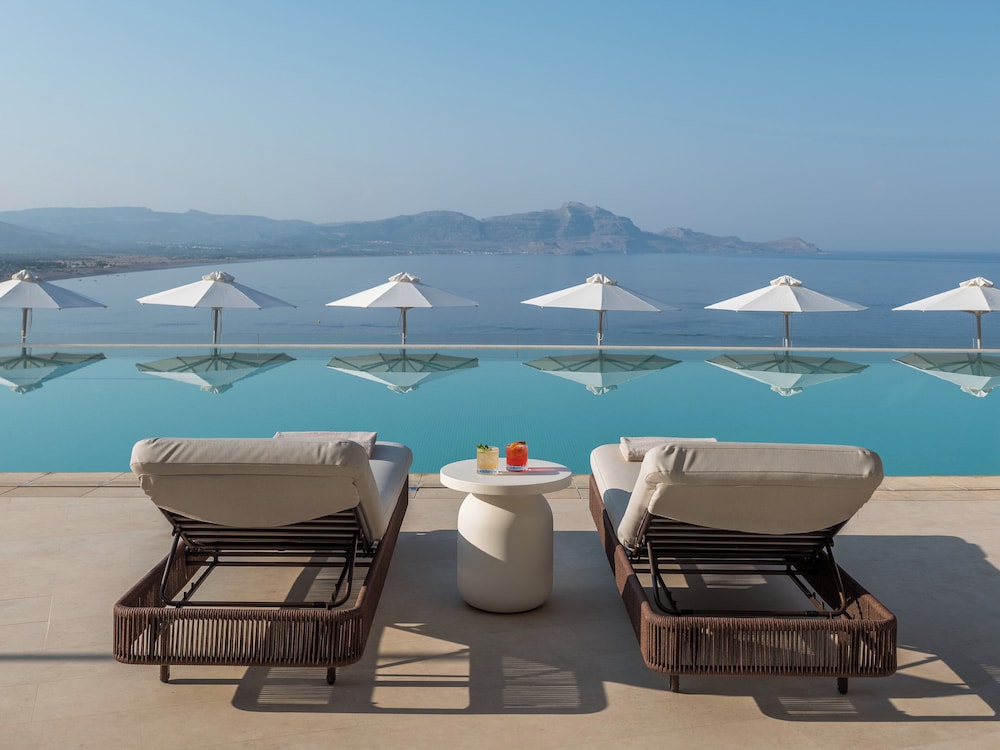 Lindos Blu Luxury Hotel & Suites - Adults Only — View in Lindos, South Aegean
