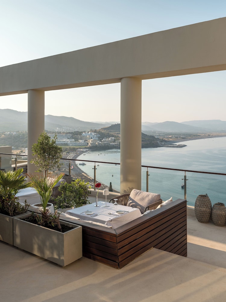 Lindos Blu Luxury Hotel & Suites - Adults Only — View in Lindos, South Aegean