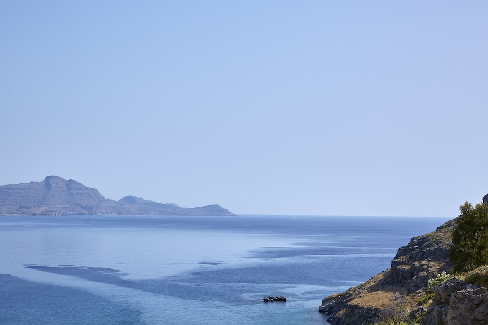 Lindos Blu Luxury Hotel & Suites - Adults Only — View in Lindos, South Aegean