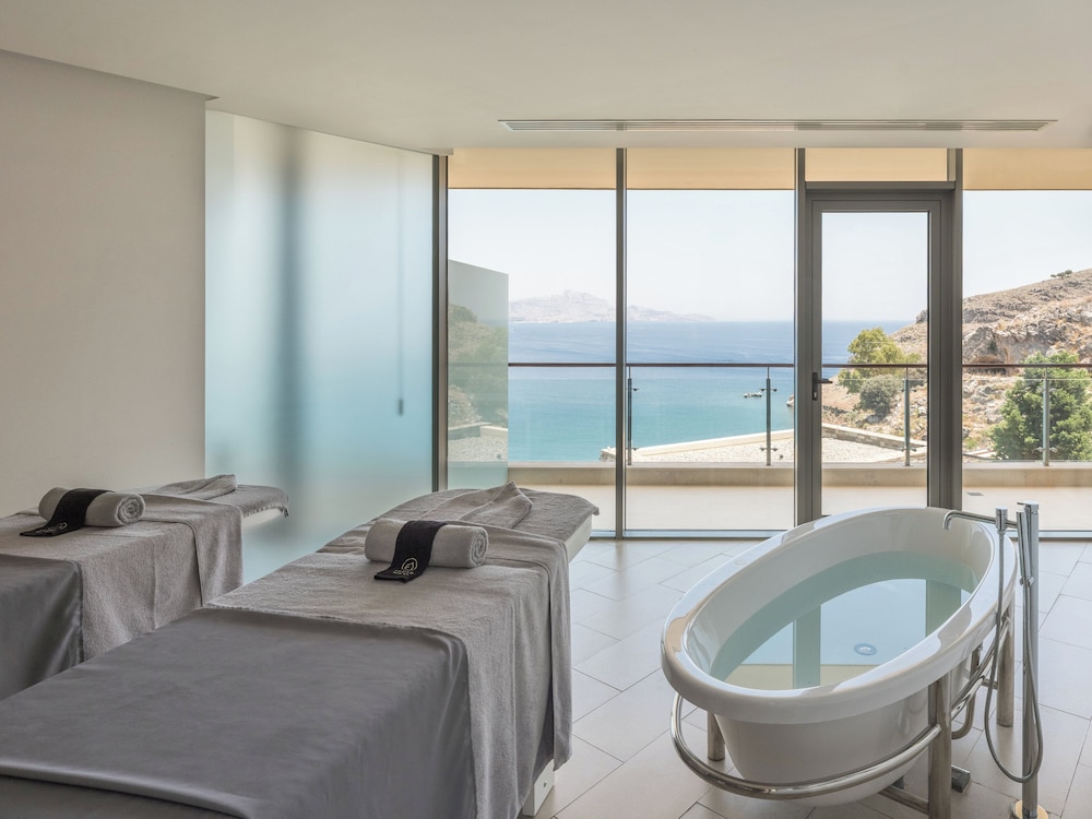 Lindos Blu Luxury Hotel & Suites - Adults Only — View in Lindos, South Aegean