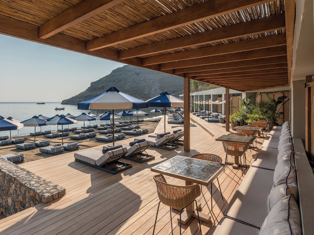 Lindos Blu Luxury Hotel & Suites - Adults Only — View in Lindos, South Aegean
