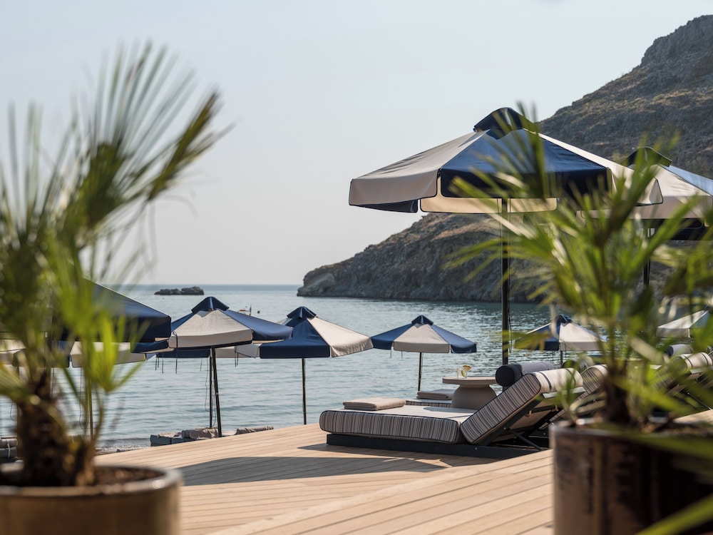 Lindos Blu Luxury Hotel & Suites - Adults Only — View in Lindos, South Aegean