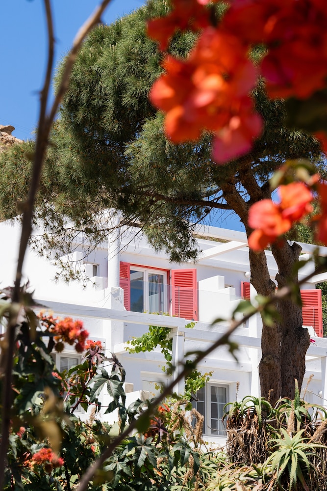 Rhenia Mykonos Hotel & Bungalows — Hotel building in Tourlos, South Aegean