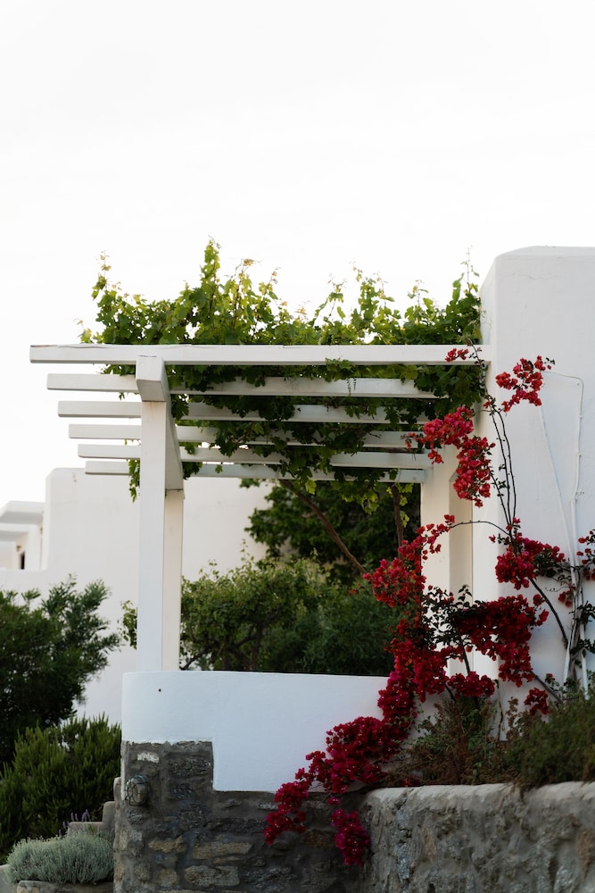 Rhenia Mykonos Hotel & Bungalows — Hotel building in Tourlos, South Aegean
