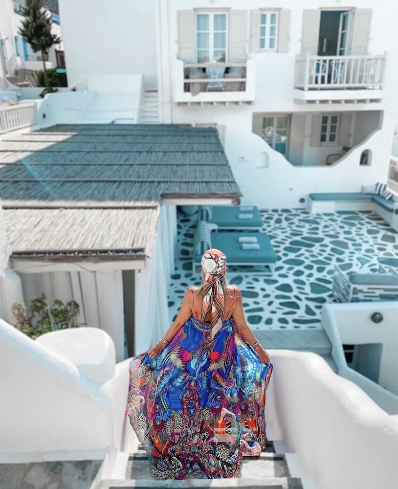 Mykonos Princess Hotel — Hotel building in Agios Stefanos, South Aegean