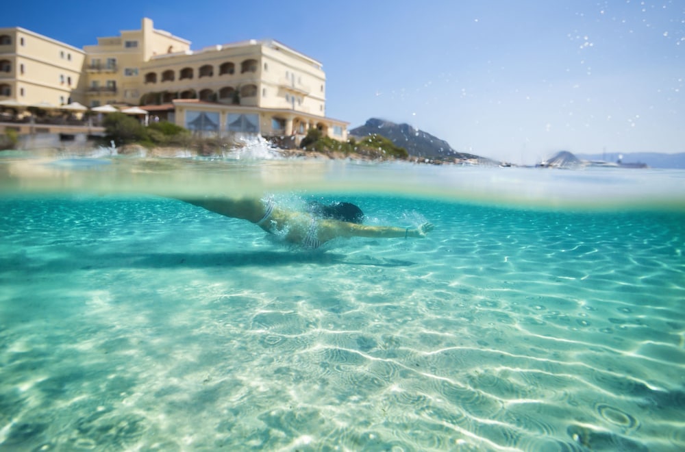 Gabbiano Azzurro Hotel & Suites — Beach in Golfo Aranci, Sardinia