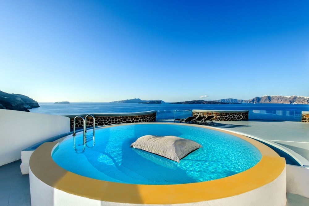 Grand Ambassador Santorini Hotel — Swimming pool in Akrotiri, South Aegean