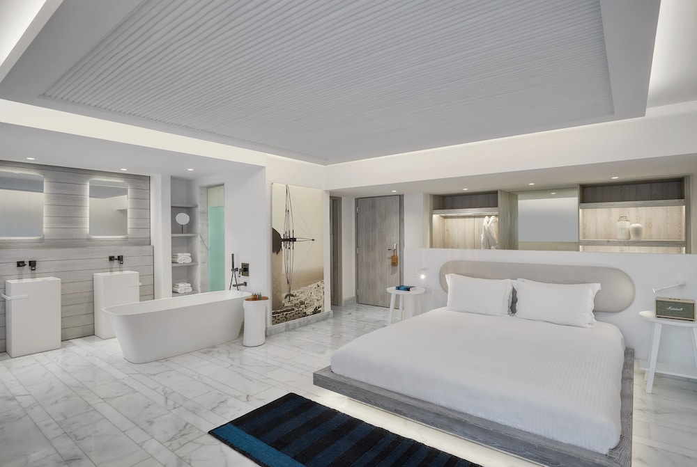 Mykonos Riviera Hotel & Spa a member of Small Luxury Hotels of the World — Hotel rooms in Tourlos, South Aegean