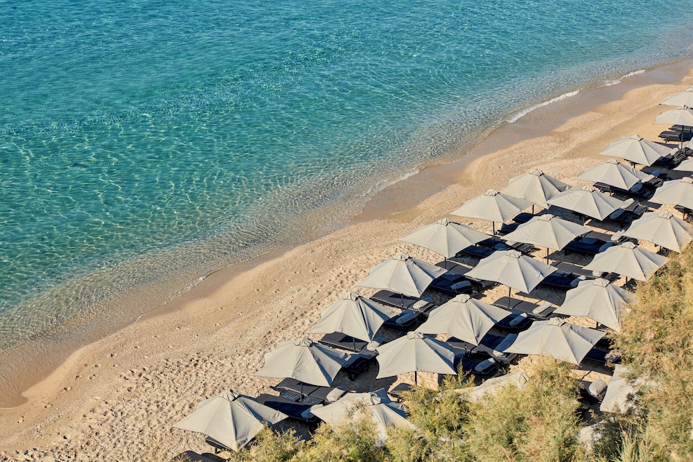 Royal Myconian - Leading Hotels of the World — Beach in Elia, South Aegean