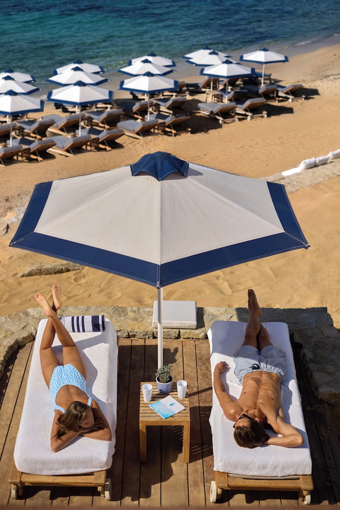 Mykonos Grand Hotel & Resort — Beach in Ornos, South Aegean